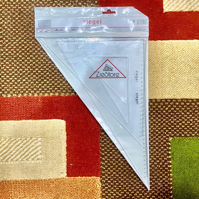

Penggaris Ziegel Segitiga Set 23/33 No .12 Art 819323/333 [PENGGARIS TEKNIK SIPIL,ARSITEKTUR]