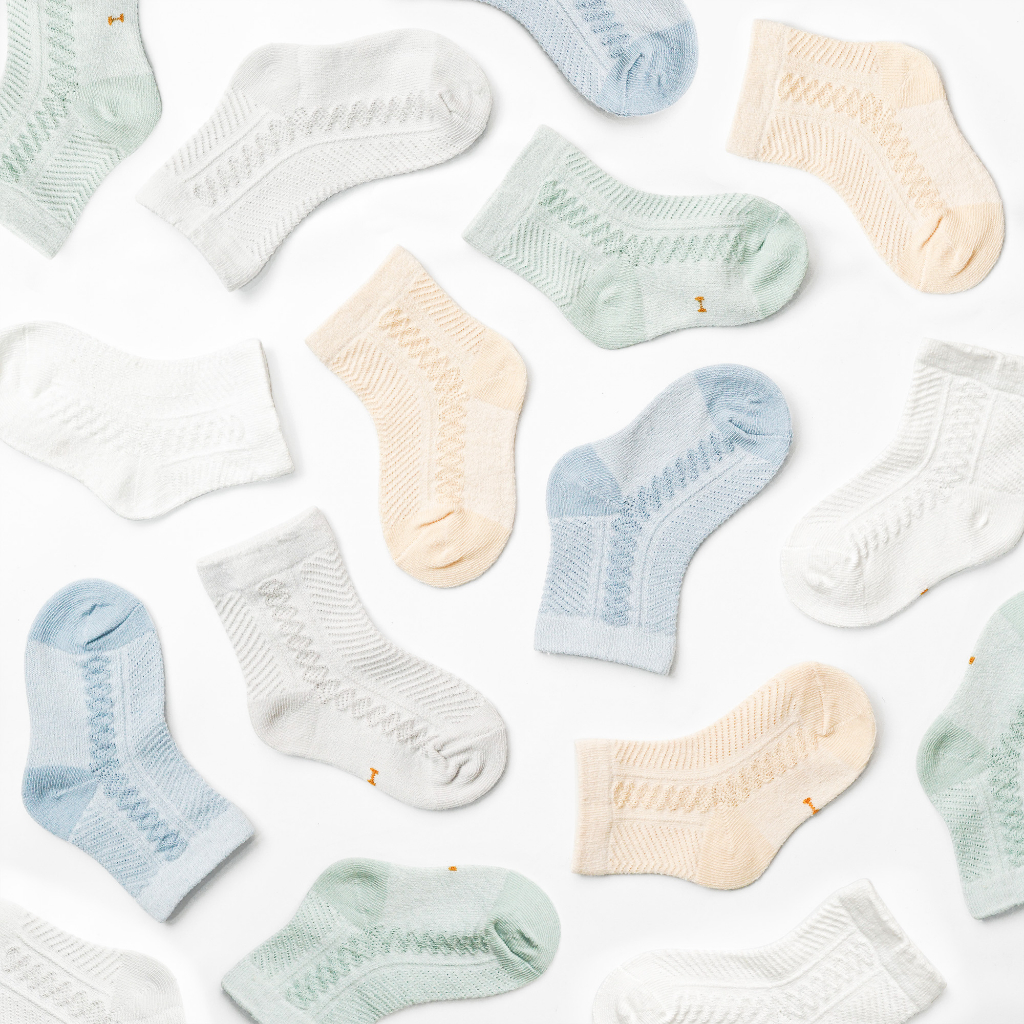 Nice Kids - Baby Socks - Pastel Socks (Kaos Kaki Bayi Unisex)