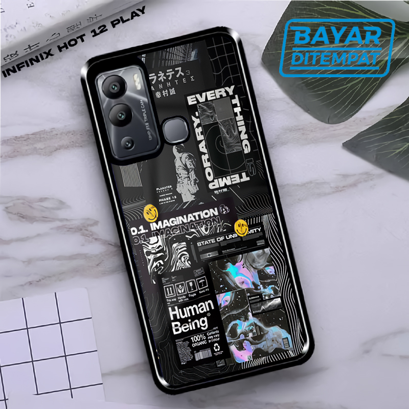 CASE -INFINIX-HOT-12-PLAY-Softcase-Dove-Infinix-Hot-12-Play-Silikon-Hp-Infinix-Silicon-Hp-Infinix-Ke