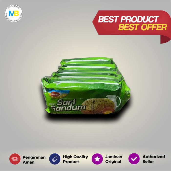 

Roma Biskuit Sari Gandum 39 g