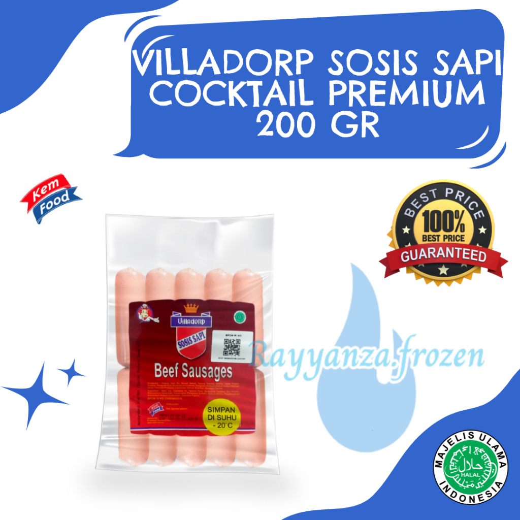 

Villadorp Sosis Sapi Cocktail Premium - 200 gr