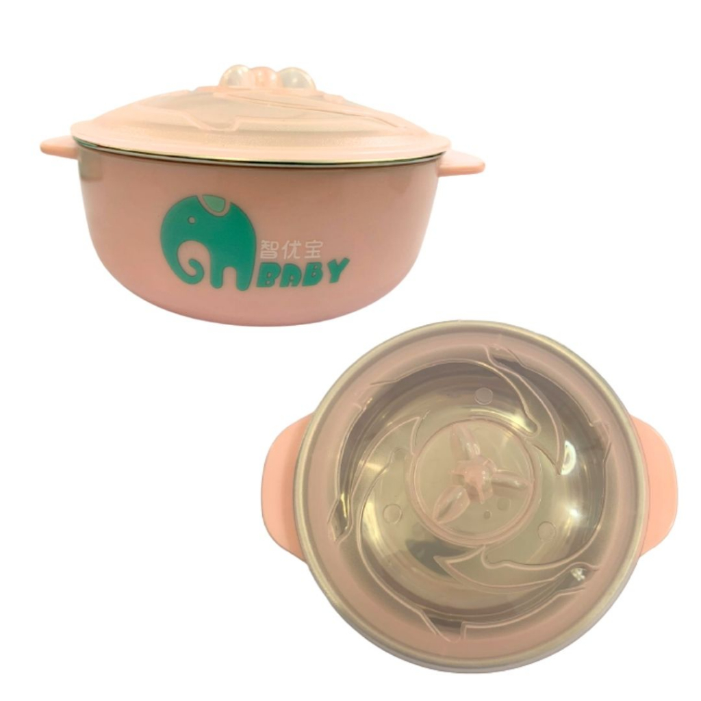 MANGKOK MAKAN ANAK STAINLESS STEEL + TUTUP/MANGKOK KARAKTER/MANGKOK LUCU