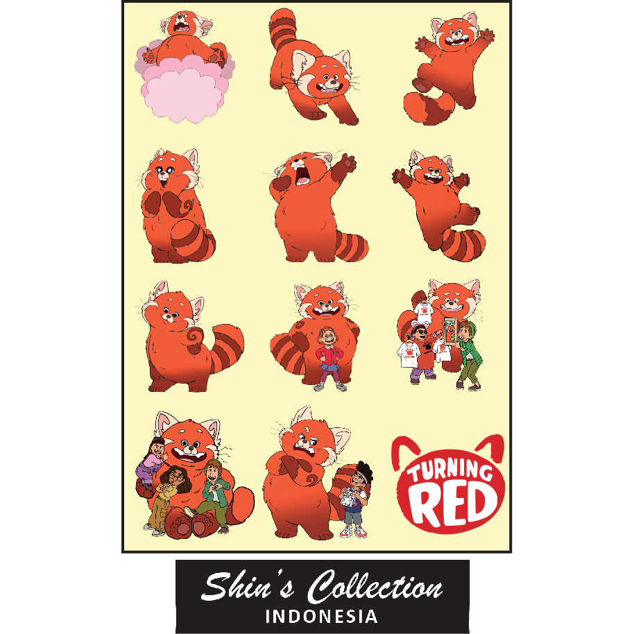 

Sticker stiker murah anti air turning red solo