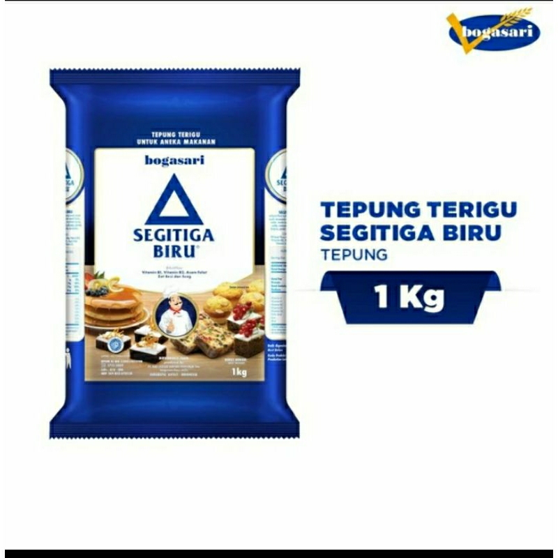 

TEPUNG TERIGU SEGITIGA BIRU 1 KG