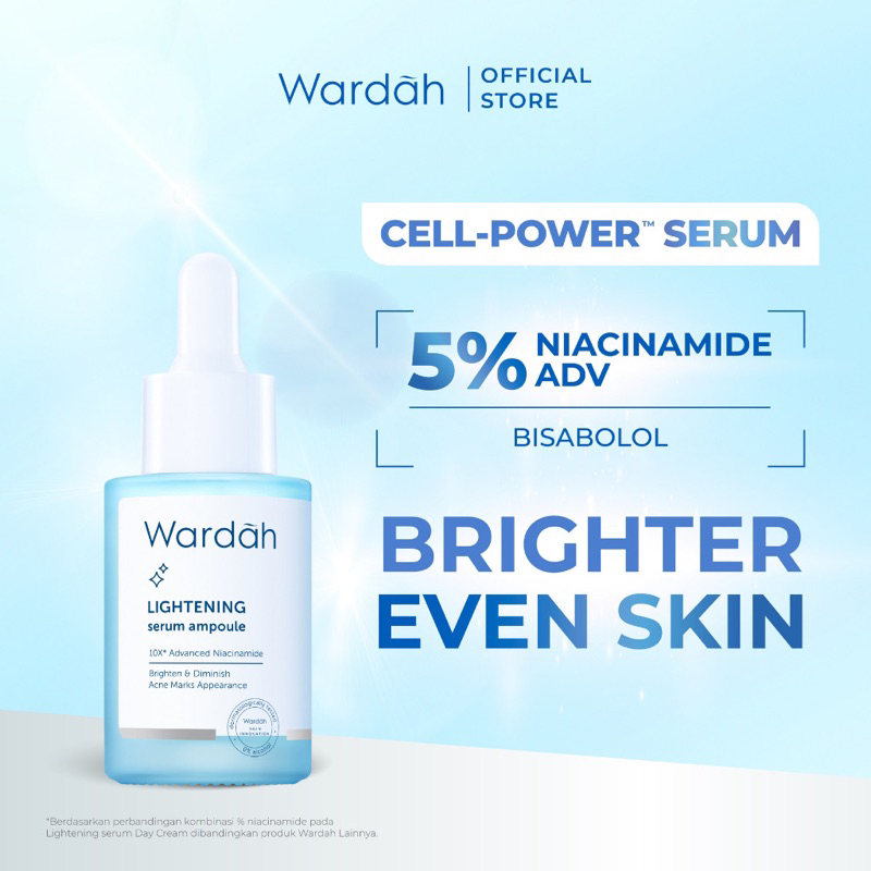 Wardah Lightening Serum Ampoule / Serum Wajah