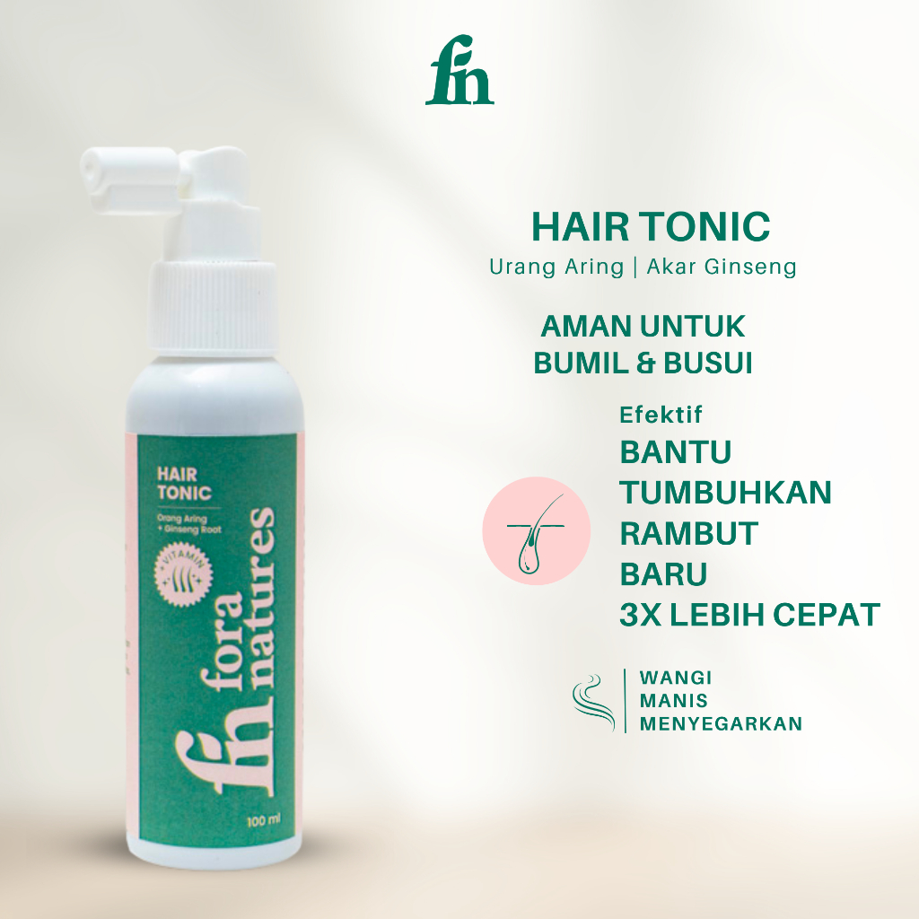 Fora Natures Tonic Penumbuh Rambut Cepat
