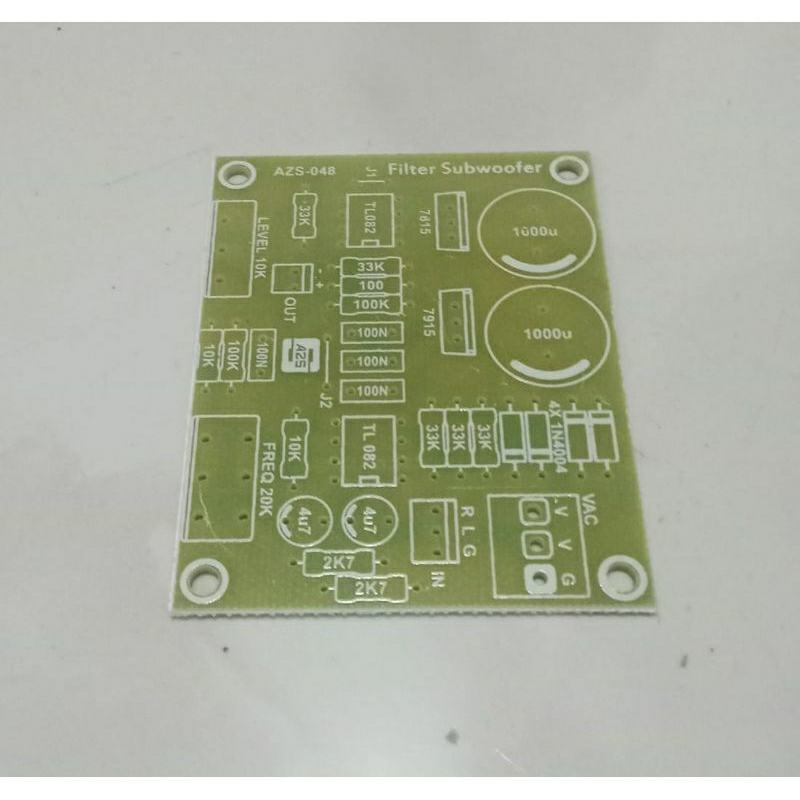 PCB LPF Filter Subwoofer FR4