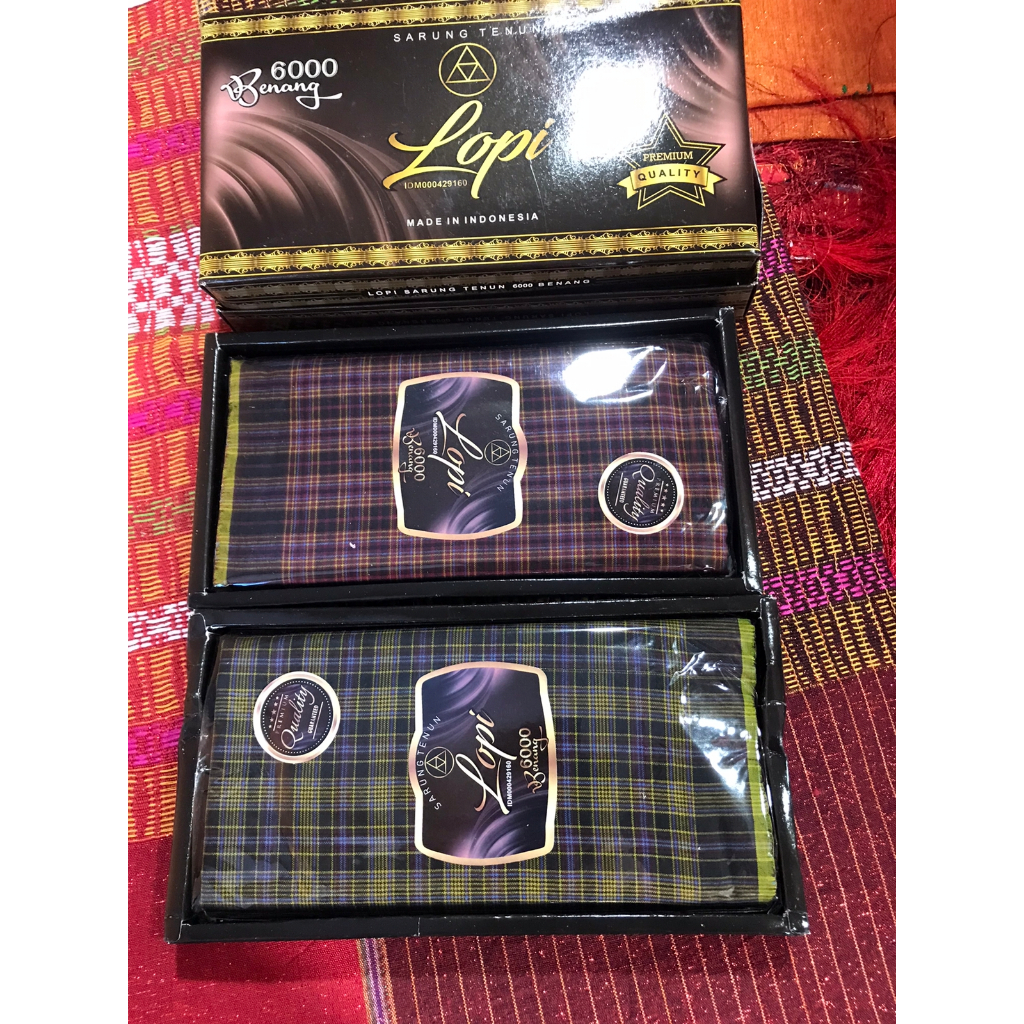 sarung lopi - mandar hela lopi benang 6000
