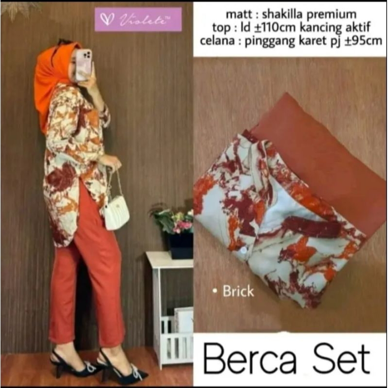 RELICA SET// ONE SET PELANGI// SETELAN SYAKILA LENGAN PANJANG KANCING ALLSIZE LD 110CM