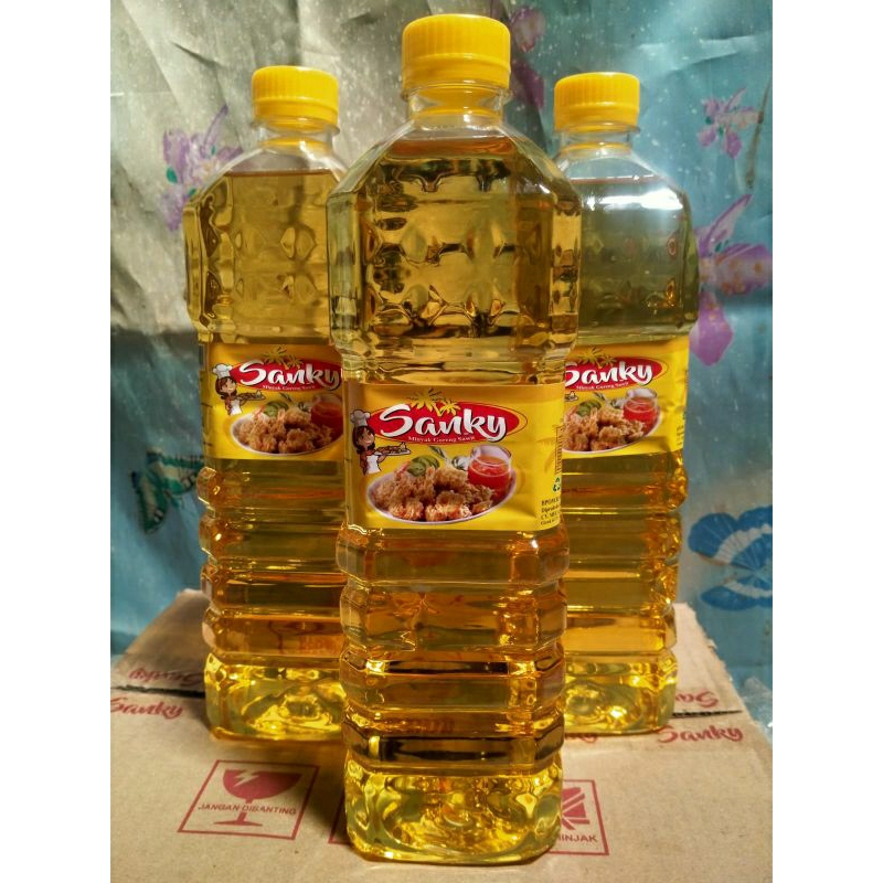 

Sanky minyak goreng sawit 1Liter botol