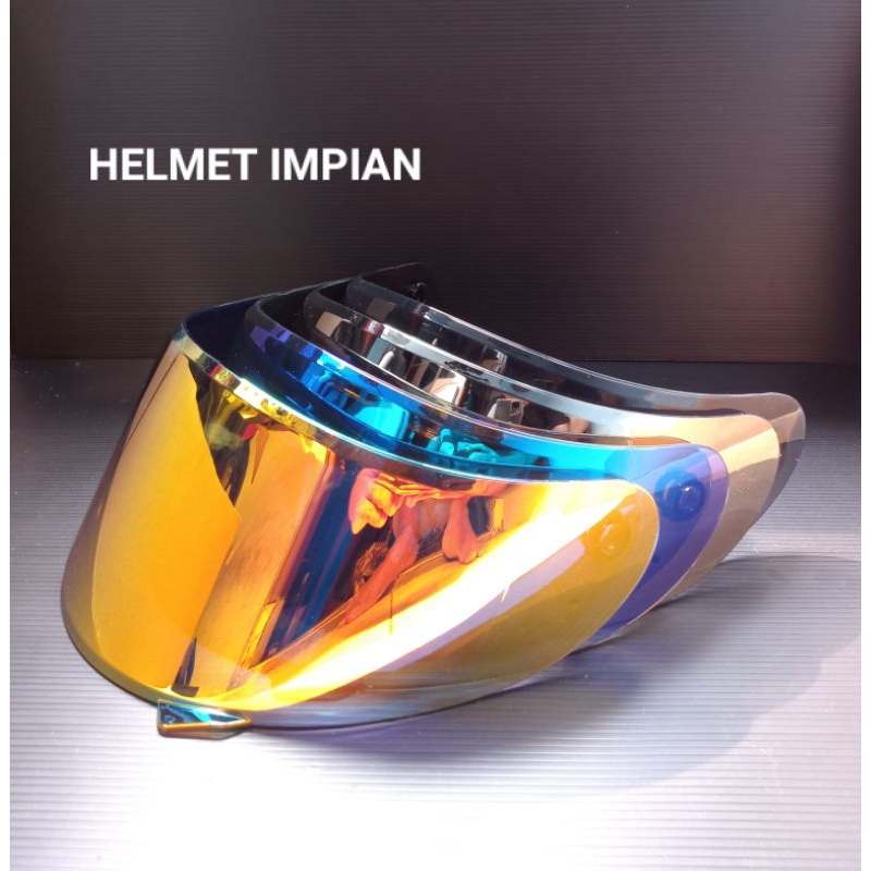 KACA HELM KYT FALCON /  KACA KYT VENDETA2 / VISOR HELM KYT FALCON IRIDIUM
