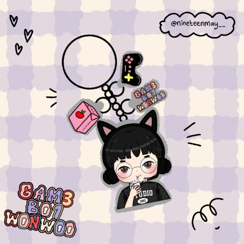 PO & PELUNASAN KEYCHAIN WONWOO GAM3BO1