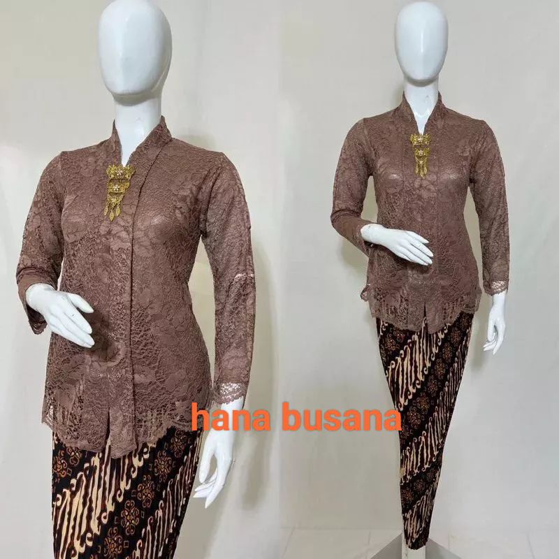 Kebaya Brukat Set / Atasan Kebaya Kartini Modern Kebaya Modern Kebaya Wisuda Hijab Kebaya Remaja