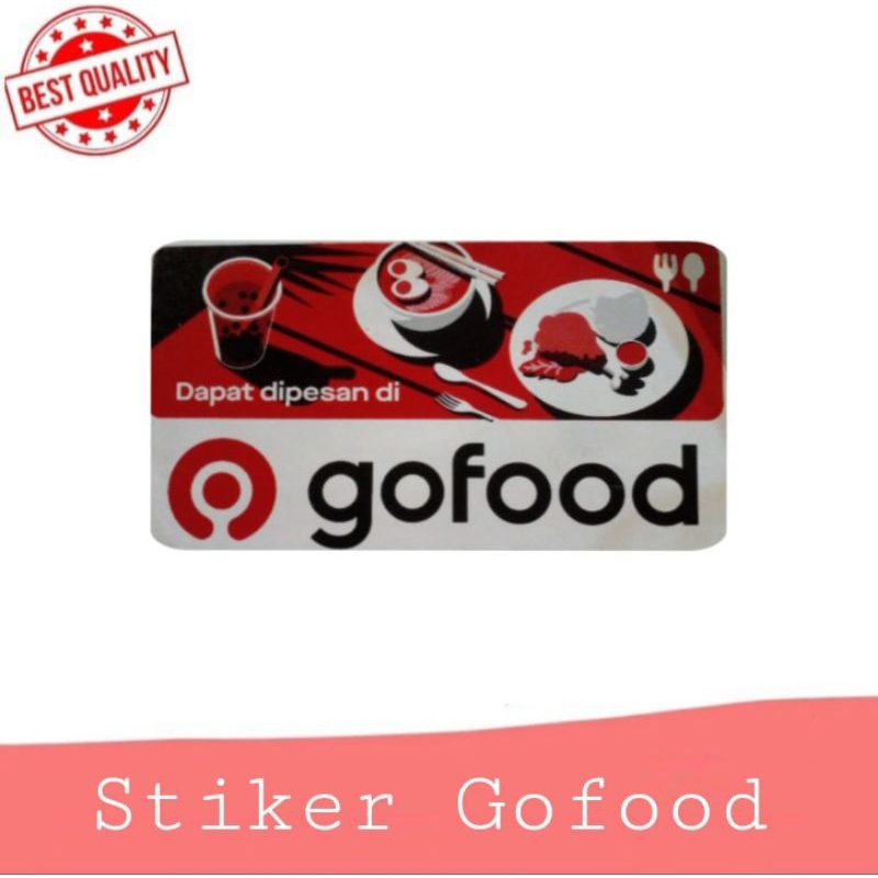 STIKER GOFOOD MERCHANT