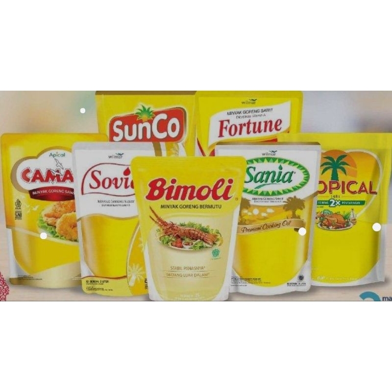

BERBAGAI MERK MINYAK UKURAN 2 LITER