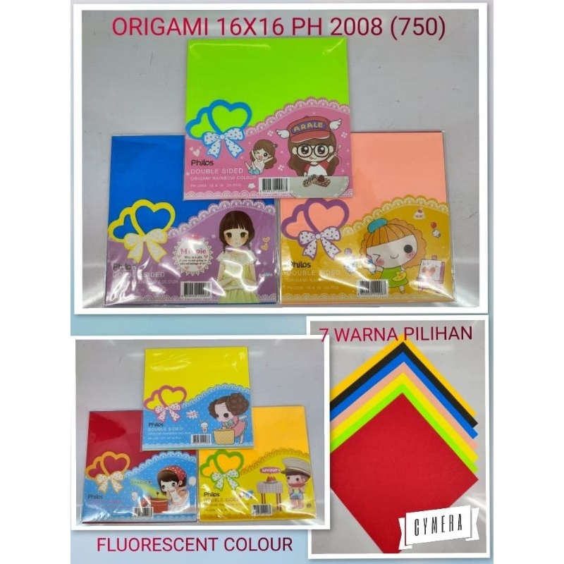 

KERTAS ORIGAMI LIPAT TEBAL PHILOS UKURAN 16X16CM