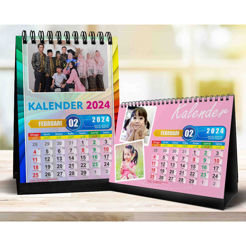 KALENDER DUDUK | KALENDER MEJA | KALENDER DUDUK 2024 | KALENDER CUSTOM | KALENDER FOTO