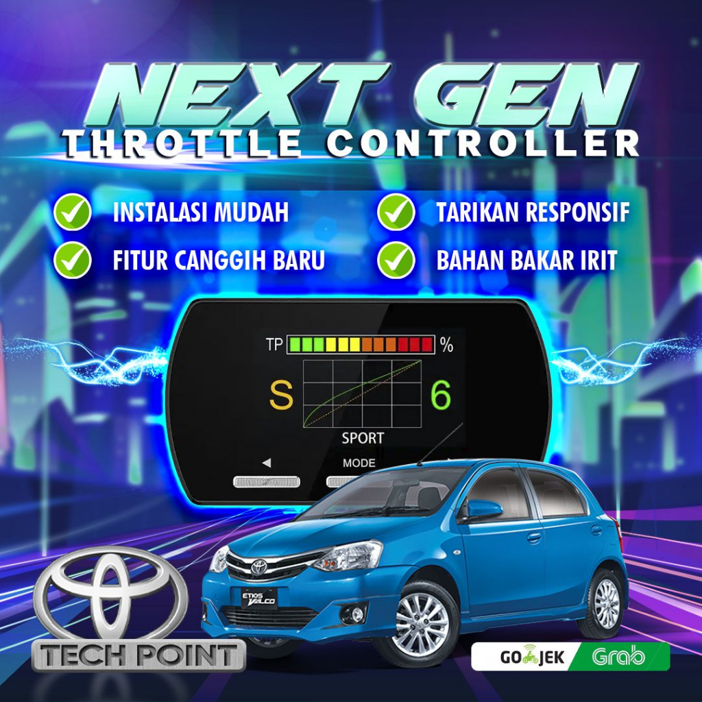 9 Drive Toyota Etios Valco Piggyback Throttle Controller Next Gen ECU Remap