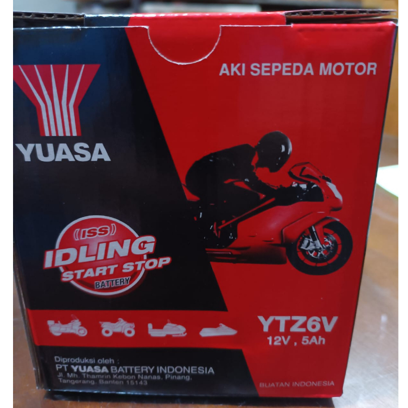 AKI YUASA YTZ6V VARIO 125/VARIO 150