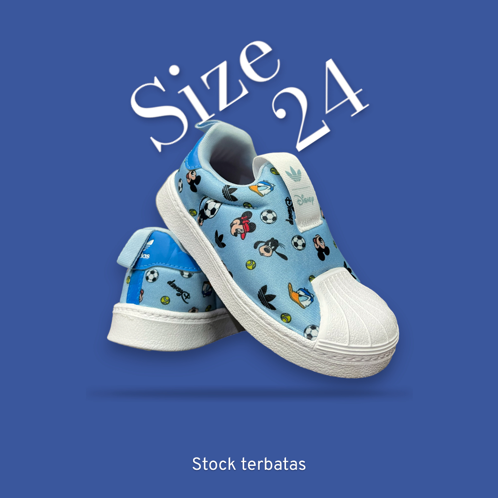 [ORIGINAL] ADIDAS x Disney Mickey Bllue Superstar 360- Sepatu Anak