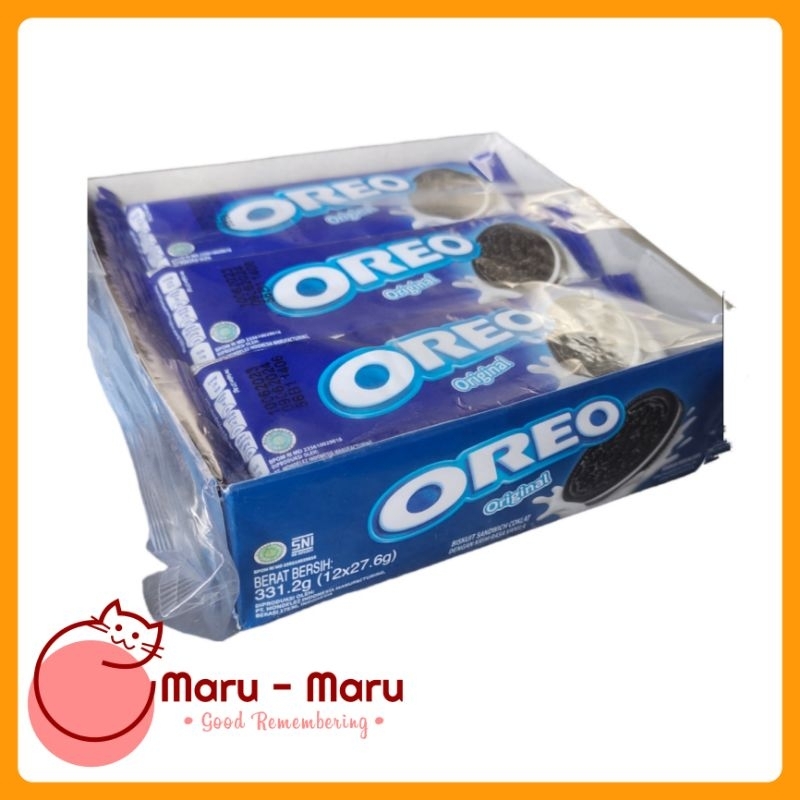 

Oreo Biskuit Original 1 box isi 12 pack