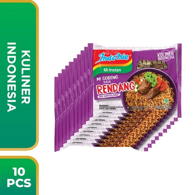 

PROMO! INDOMIE RENDANG 10 PCS TERMURAH
