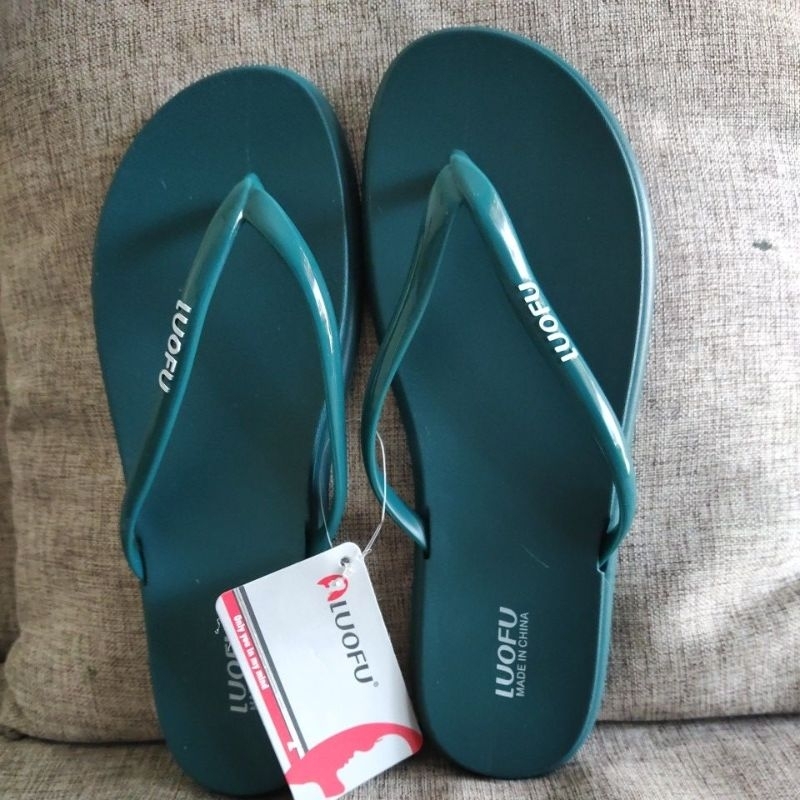 Luofu original sandal jepit wanita jelly
