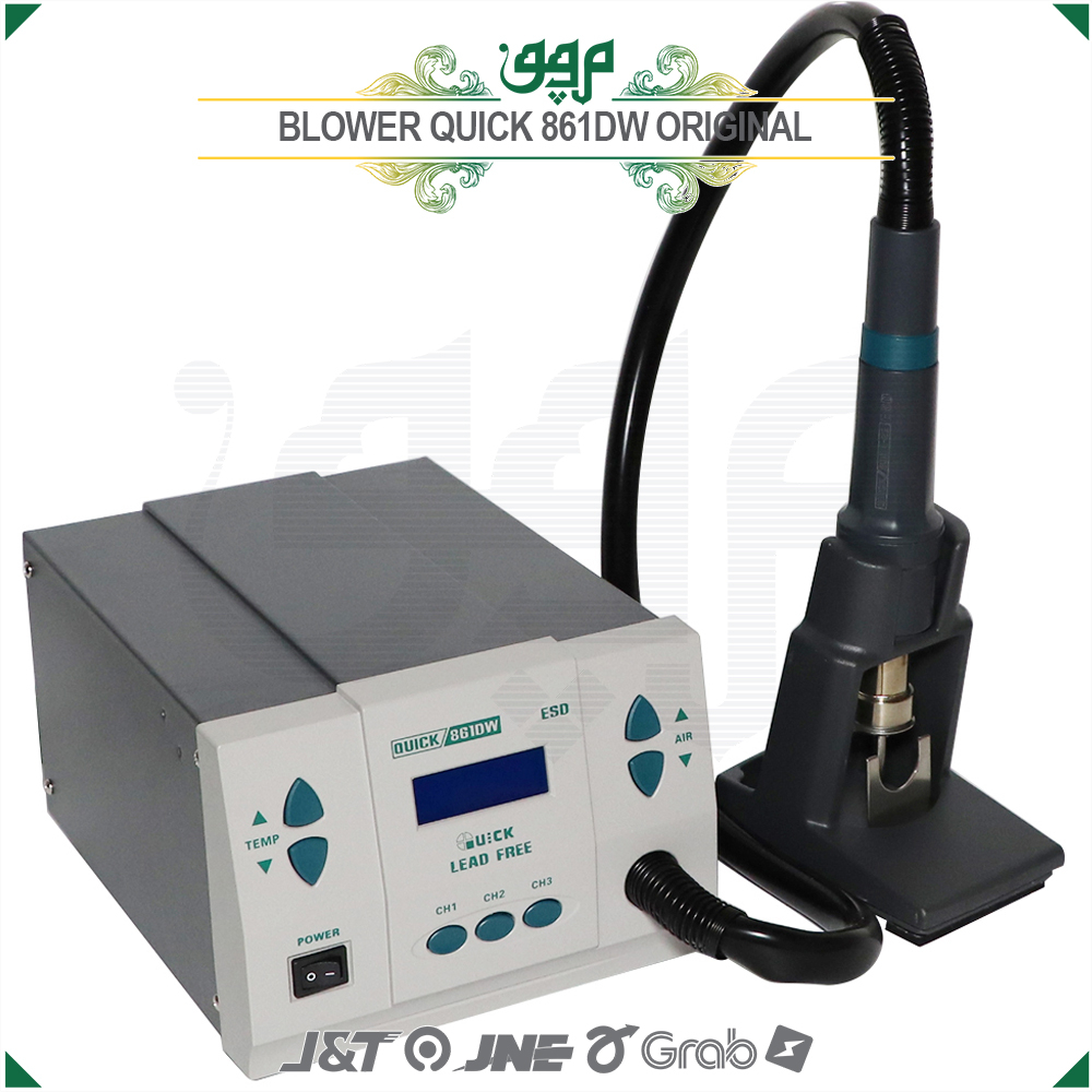 BLOWER QUICK 861DW ORIGINAL / BLOWER SOLDER UAP HOT AIR QUICK 861DW ORIGINAL / Blower Quick 861DW / 
