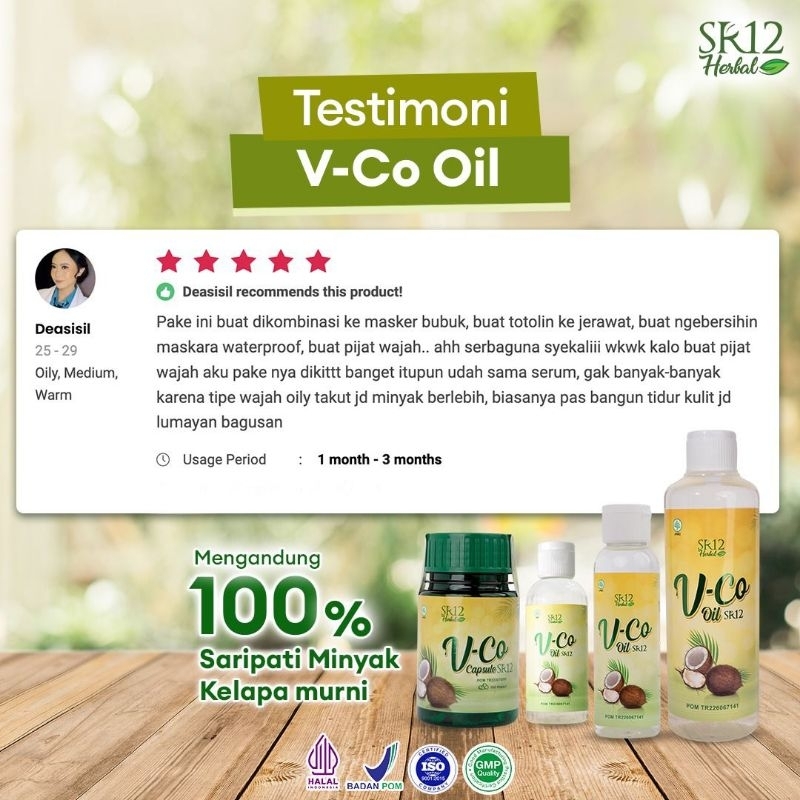 Roshella Skincare SR12 - Virgin Coconut Oil Vico 250ml