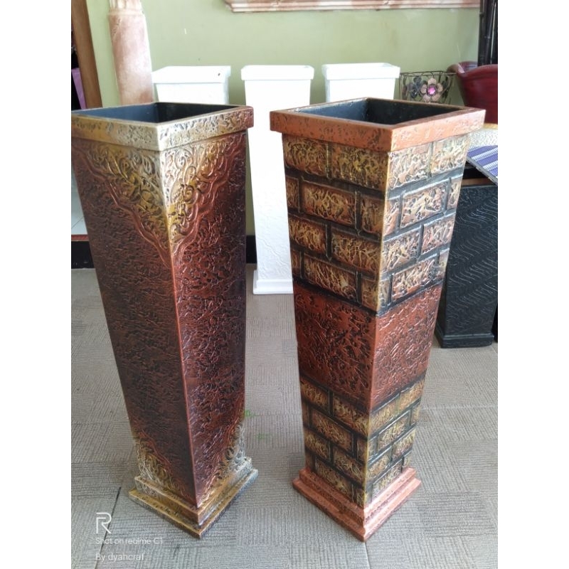 POT KAYU# POT BUNGA MINIMALIS KLASIK MODEREN