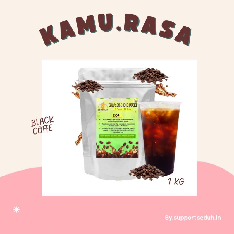 

BUBUK POWDER BLACK COFFEE 1Kg