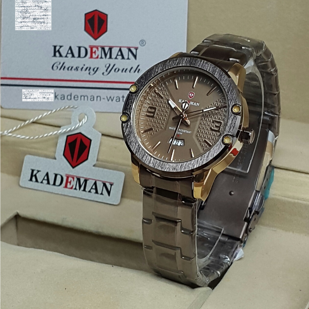 Jam tangan KADEMAN Original K9090L rantai wanita