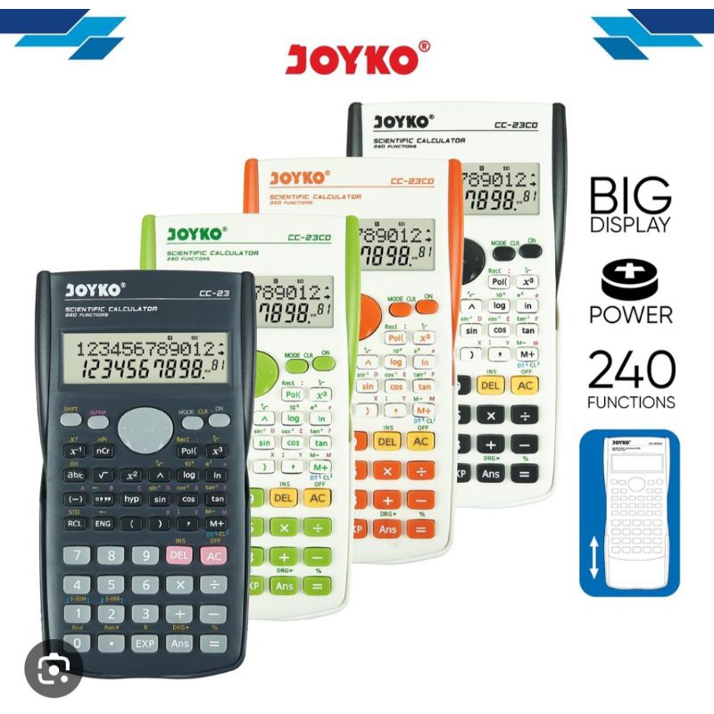 

Calkulator Joyko CC-23 / CC-23CO / 10x2 Digits Display / Kalkulator