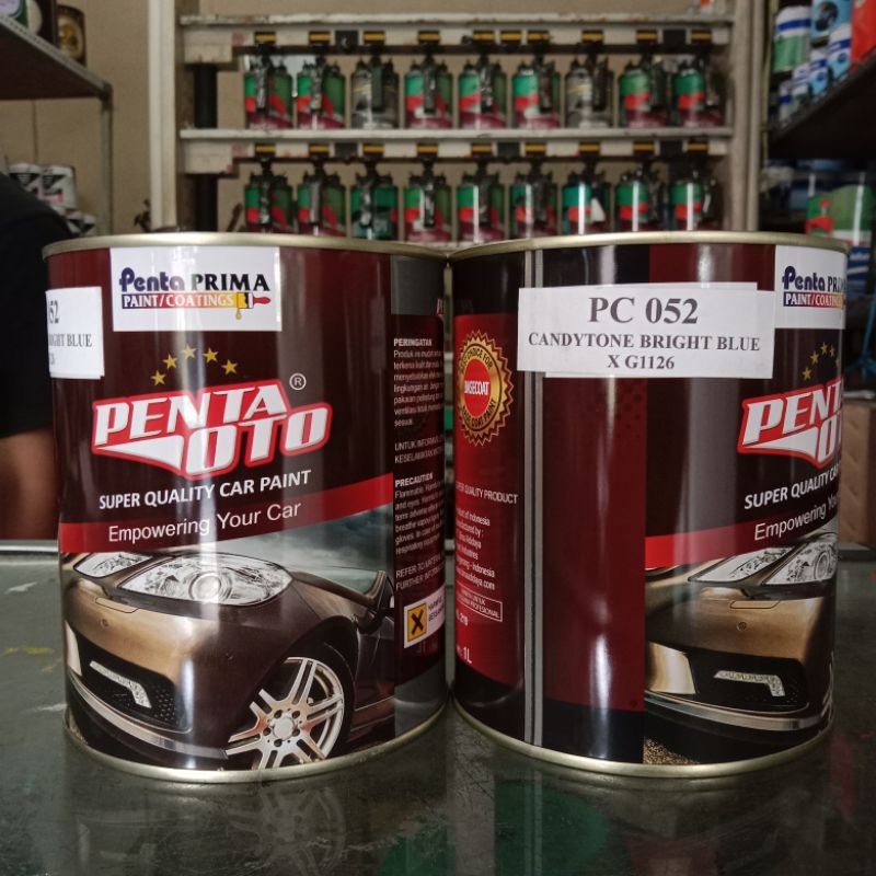 Penta OTO  Candytone Bright Blue PC 052 PU / Candy Blue PU / Cat Penta Biru candy PU