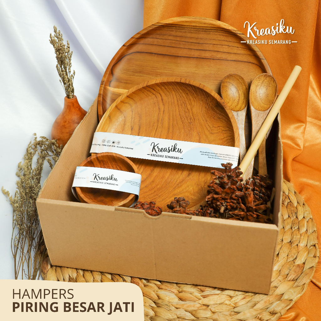 

HAMPERS ALAT MAKAN KAYU PIRING BESAR JATI / KADO PERNIKAHAN / HADIAH / WISUDA / GIFT / WEDDING GIFT