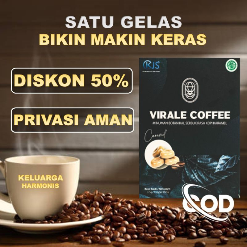 

Minuman VIRALE COFFEE ASLI kopi tahan lama penambah stamina pria Permanen Pembesar BPOM Herbal Ori