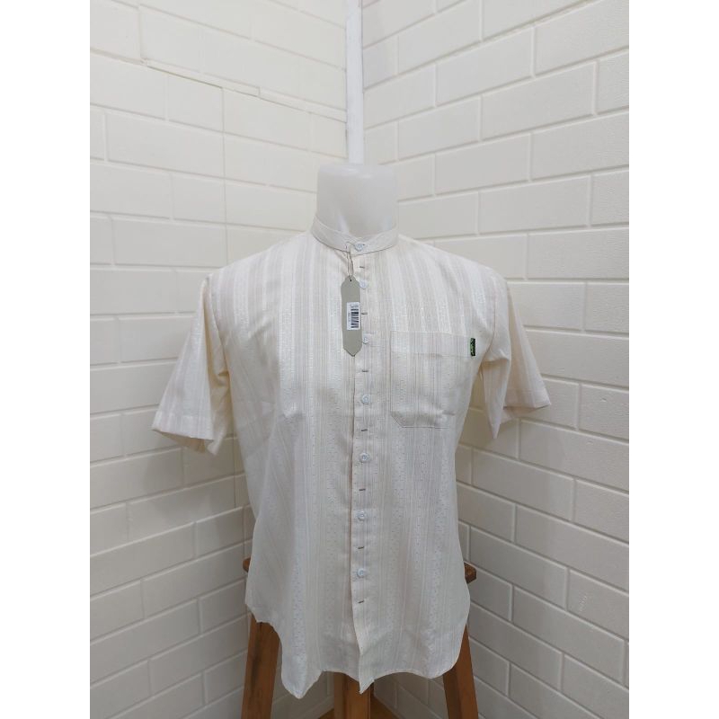 Baju Koko Busana Muslim Pria Al-Wafa/AWF Platinum Lengan Pendek Tipe 1743