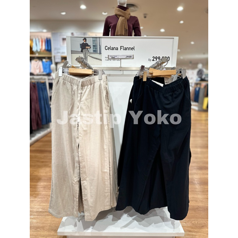 WOMEN Celana Flannel UNIQLO