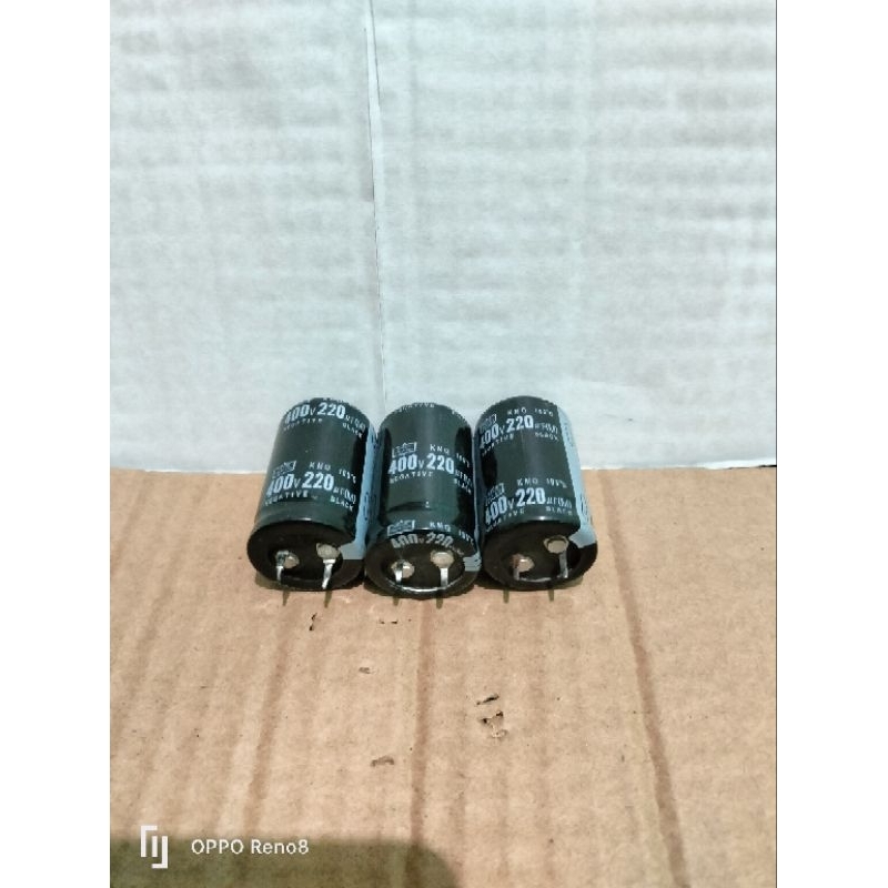 capasitor elco 220uf 400v