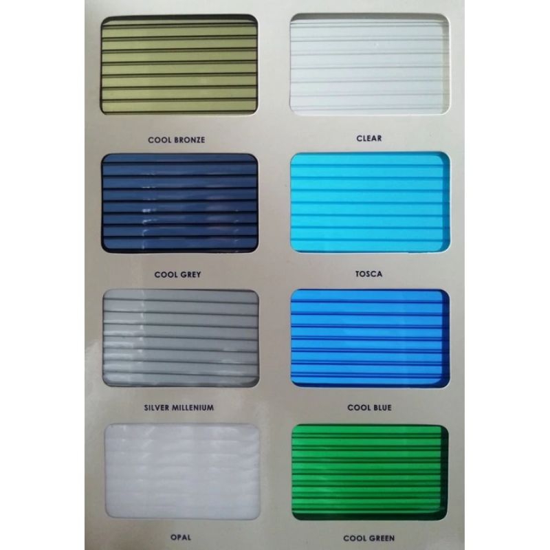Atap Polycarbonate Twinwall (meteran)