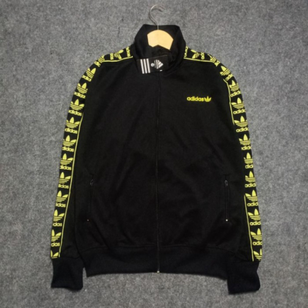 Jual Jaket Pria Motor Casual Keren Outdoor Tracktop Loto Polos List Terbaru - Hitam taped L Murah