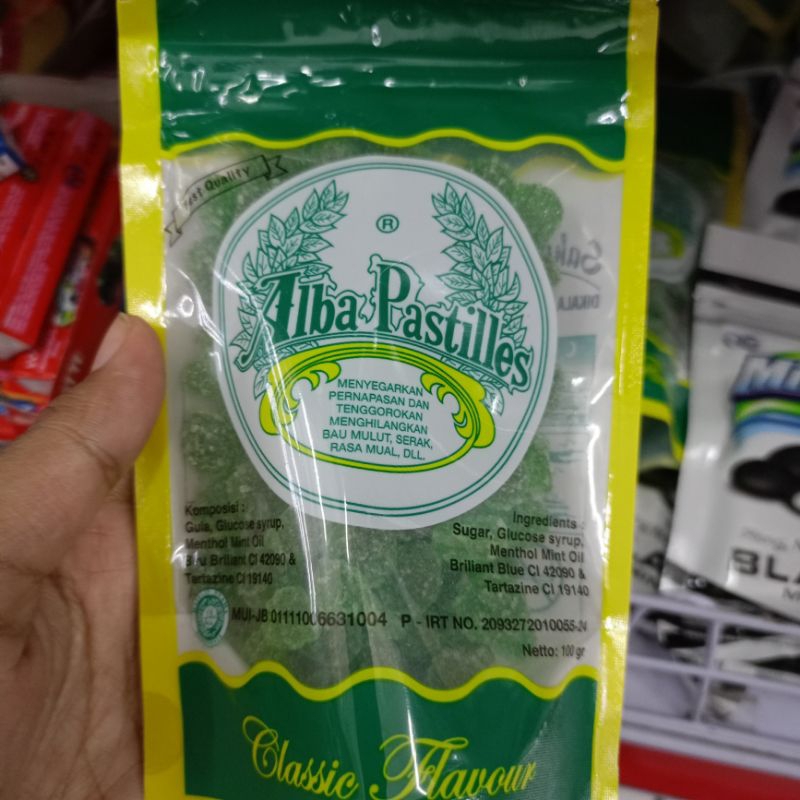 

Alba Pastilles Permen Mint Classic Flavor 100gr