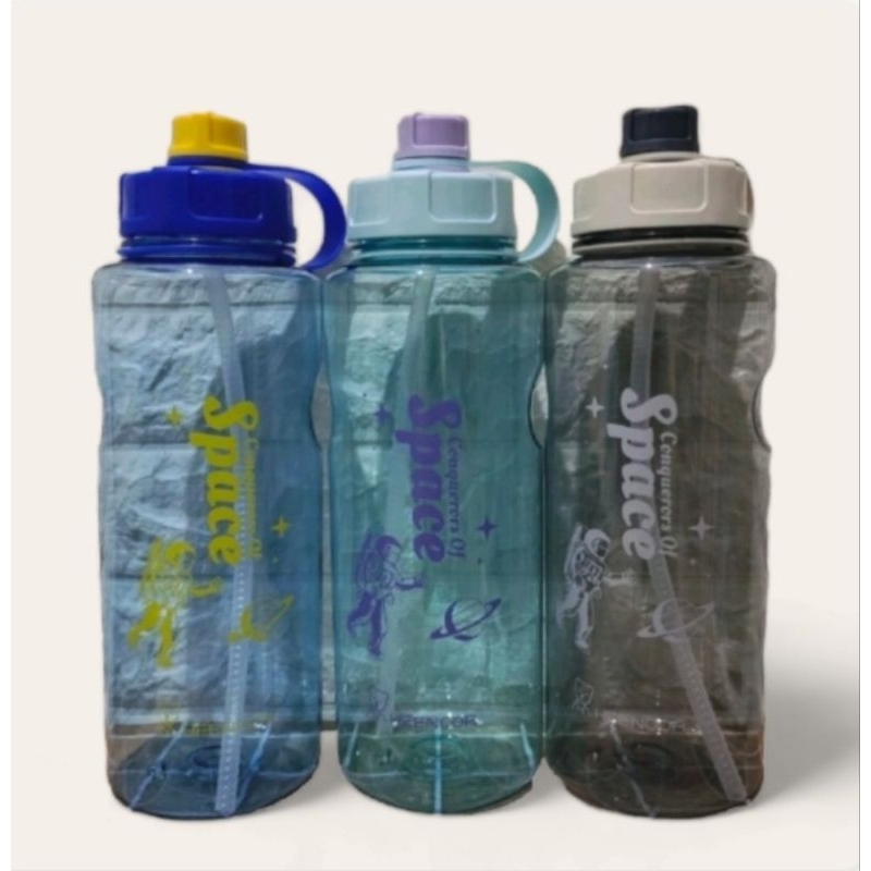 Botol air minum Sport Jumbo 2liter Botol warna Transparan
