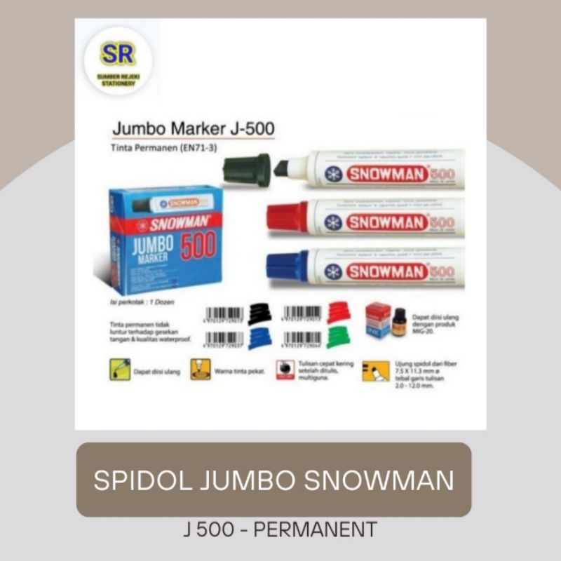

SPIDOL SNOWMAN JUMBO 500