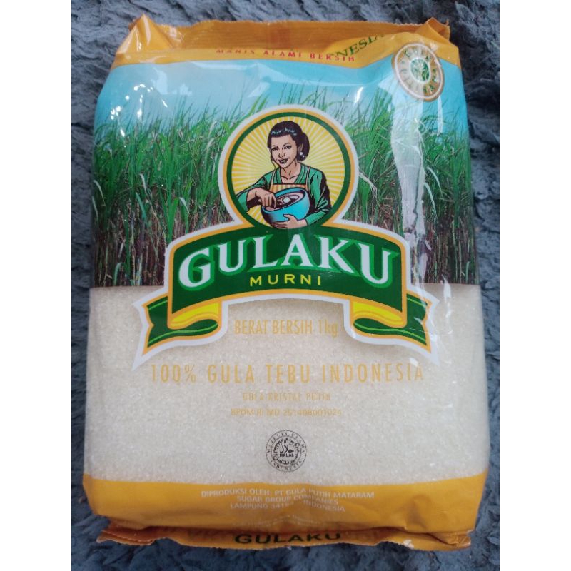 

Gulaku 1Kg Gula Kristal Putih 100% Gula Tebu Indonesia