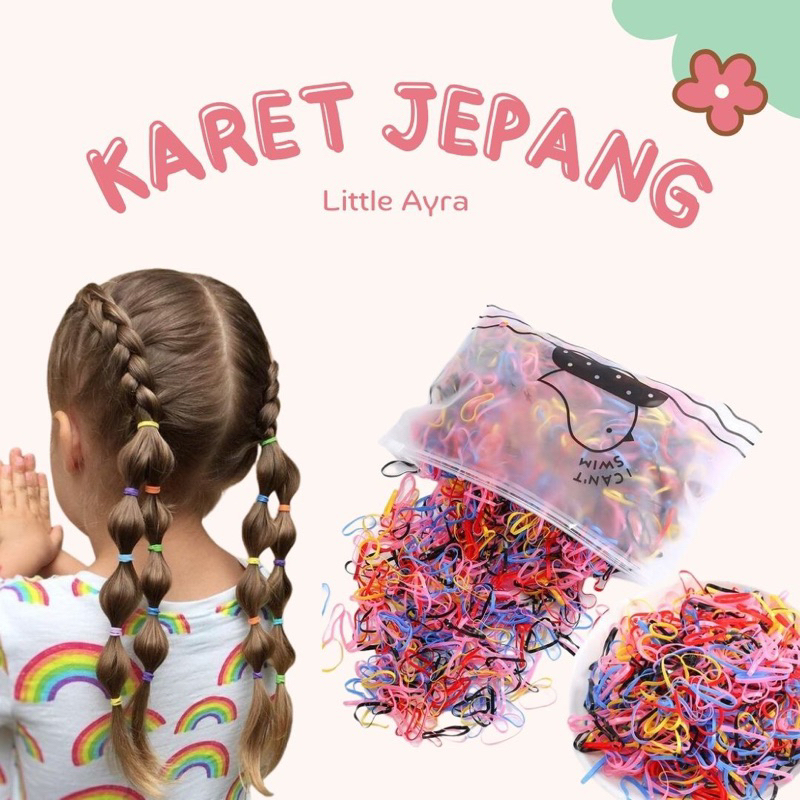❤️Littleayra❤️KARET JEPANG GROSIR KILOAN • Karet Anak • Karet Jepang murah