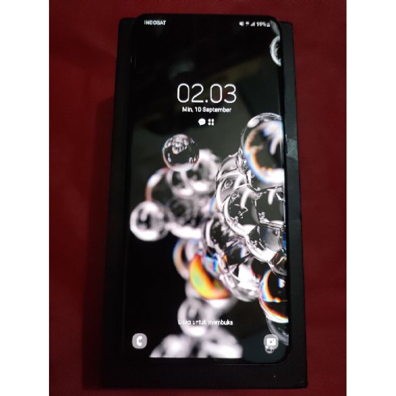 Samsung Galaxy S20 Ultra 5G 12/128GB ex sein second fullset resmi indo
