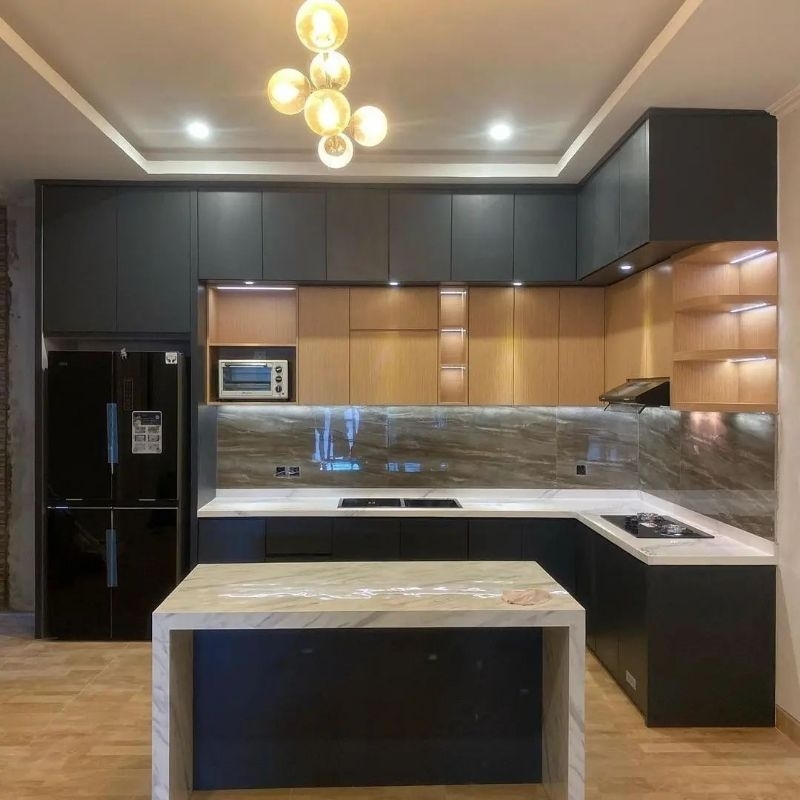 Kitchenset coustem | kitchen set | kitchen island murah Kitchenset custom