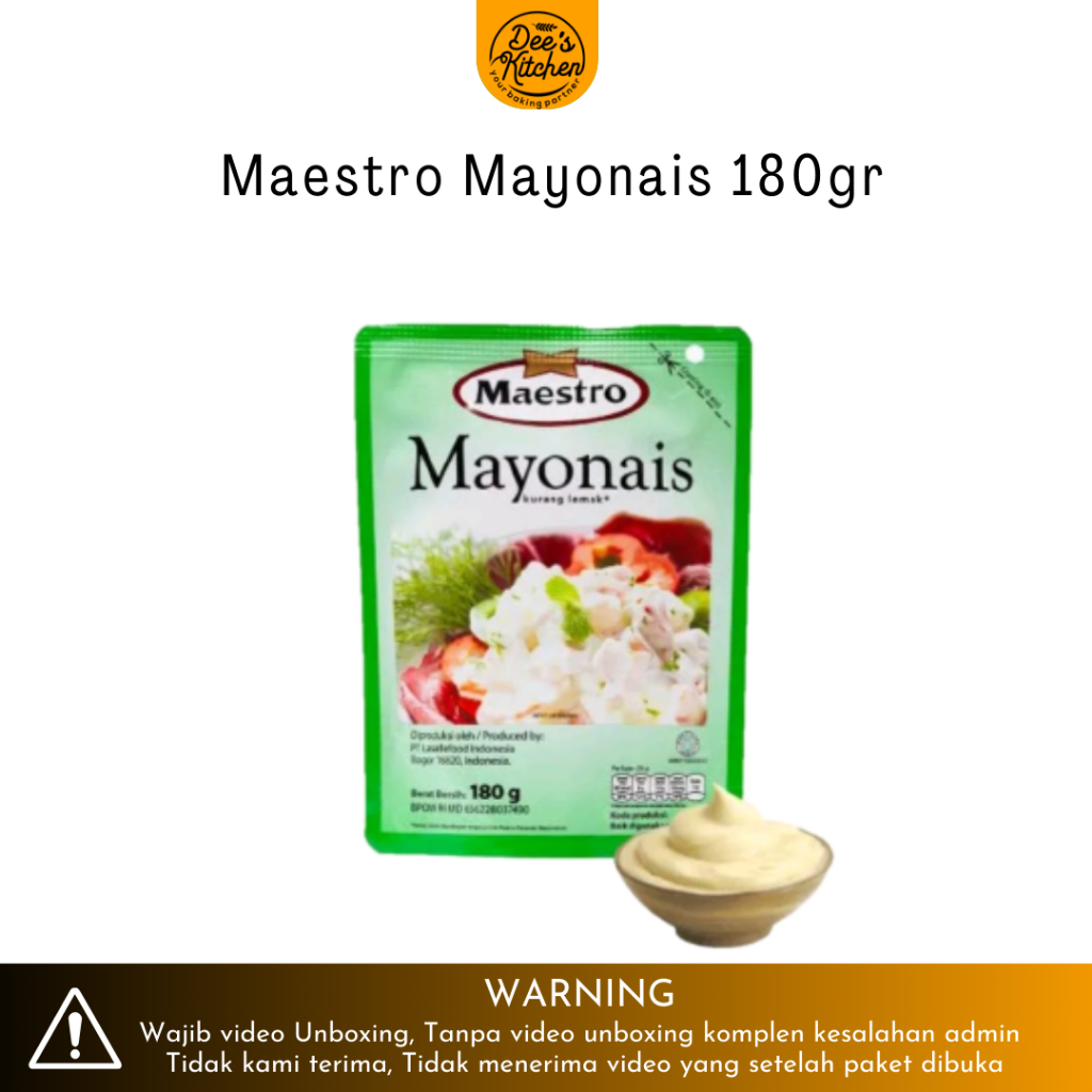 

Maestro mayonaise (pouch) 180 gr