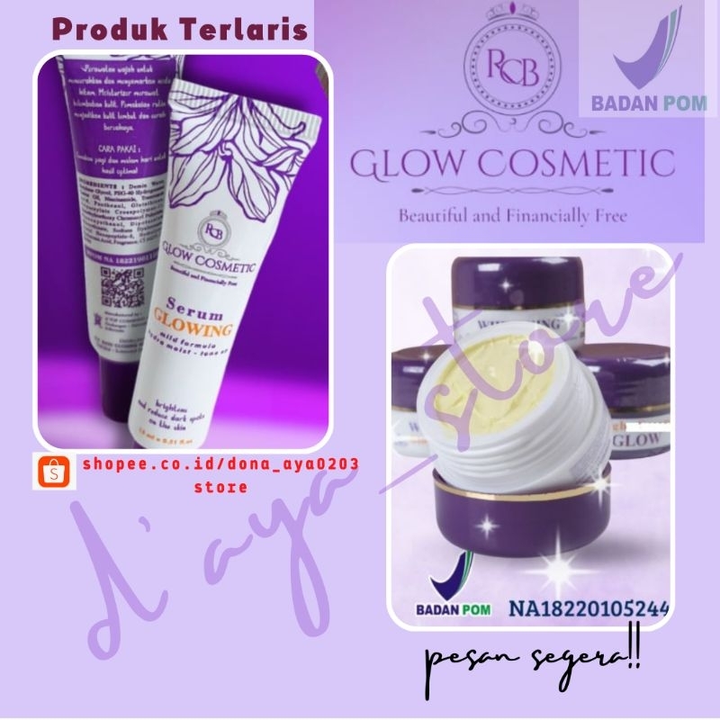 Paket cream & serum// RCB GLOW COSMETIC // (Free Gift)